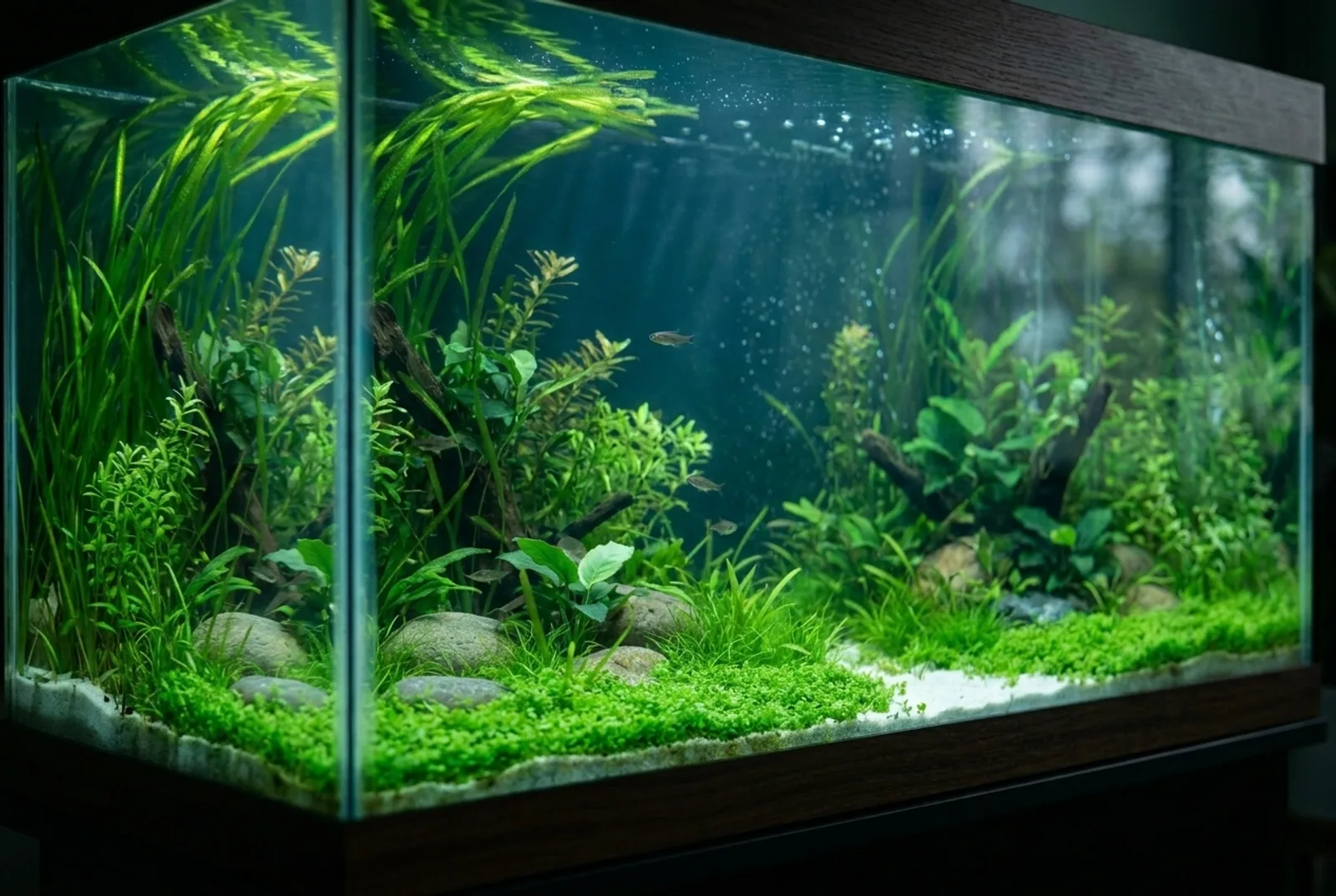 Aquatic plant growth — after
